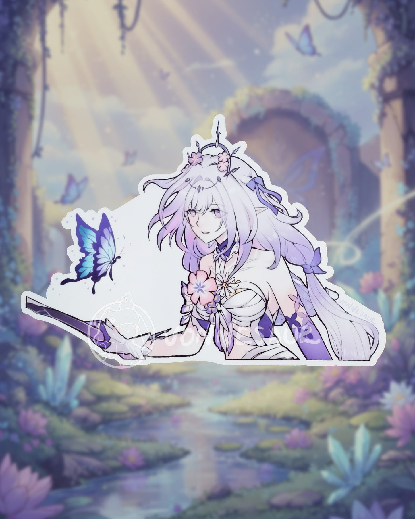 Honkai Star Rail Holographic Sticker