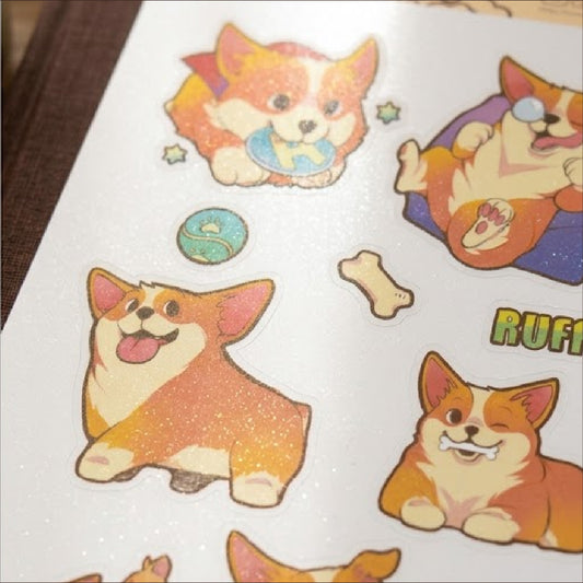 Corgi Sticker Sheet