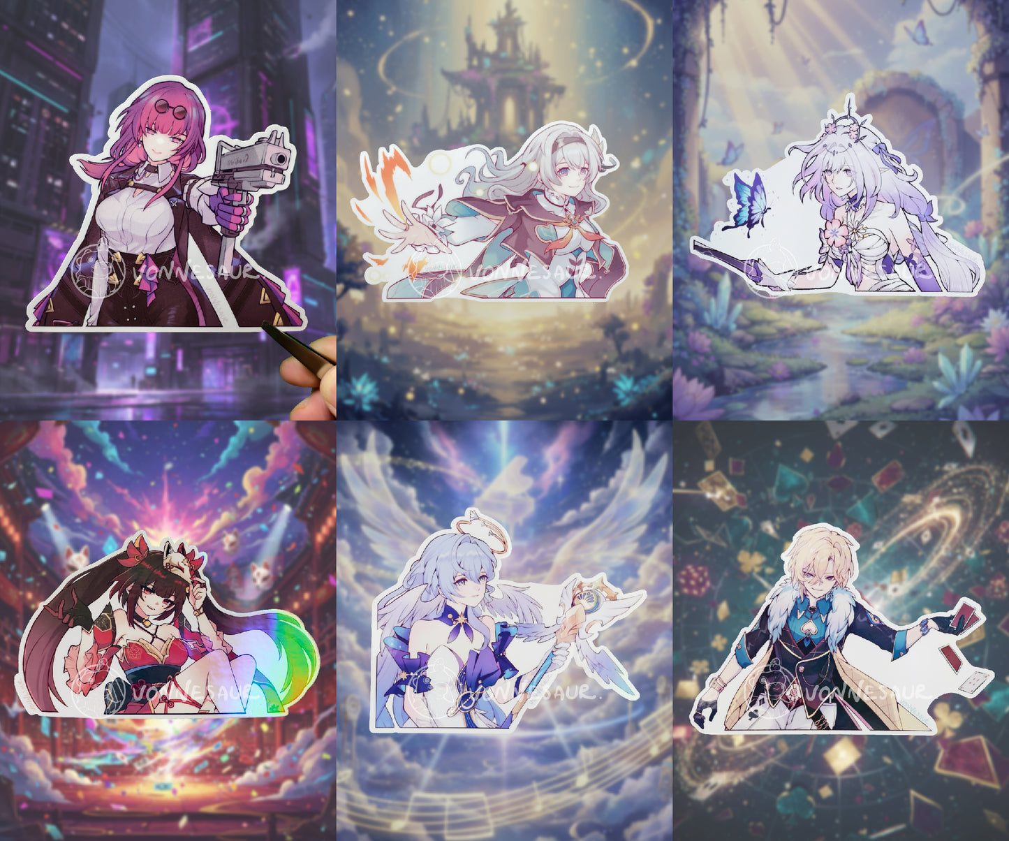 Honkai Star Rail Holographic Sticker