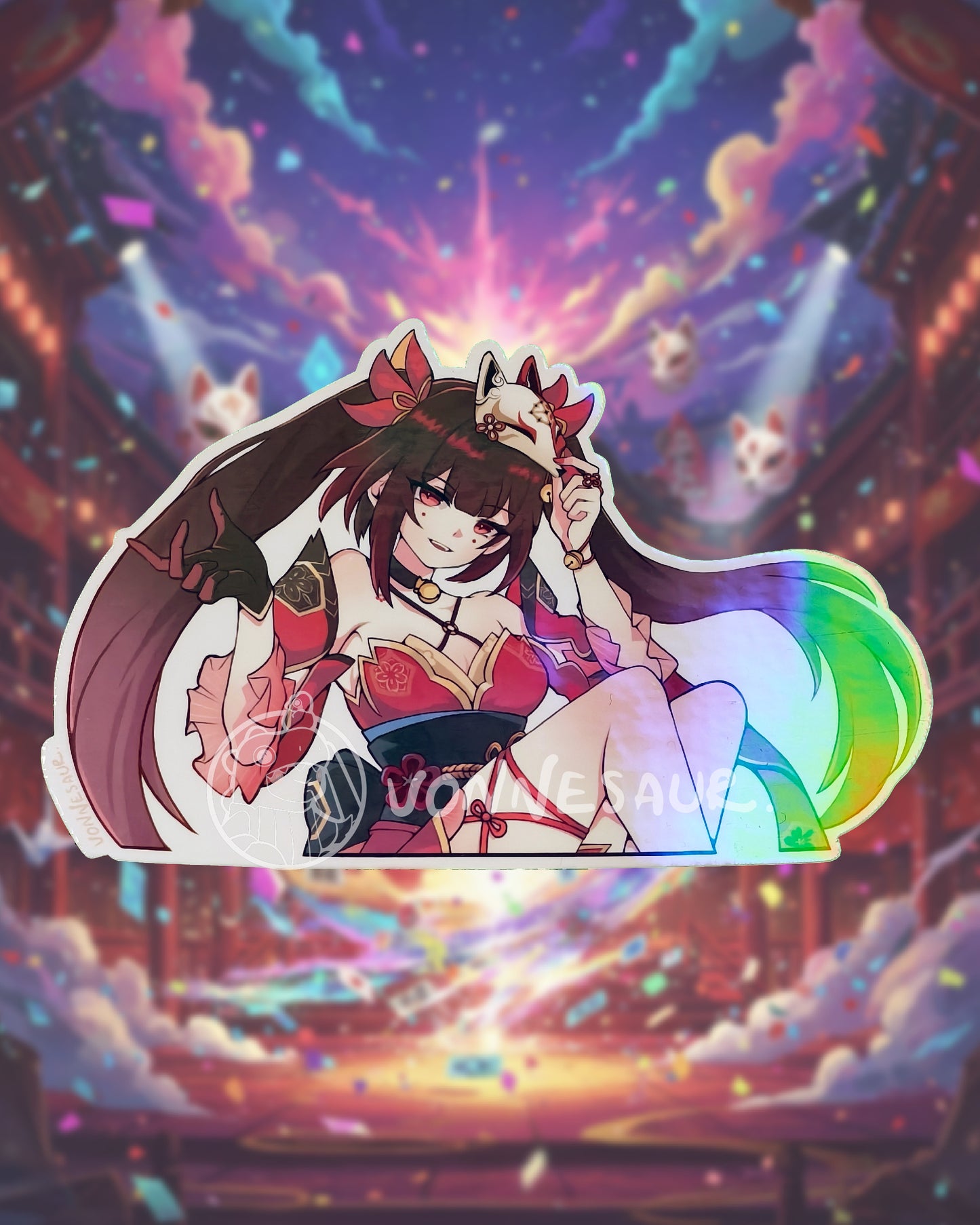 Honkai Star Rail Holographic Sticker